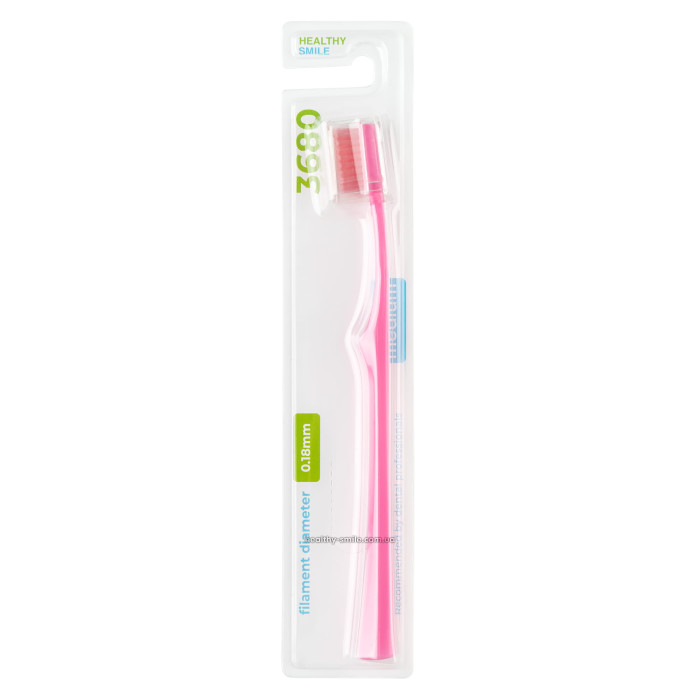 Healthy Smile Medium toothbrush, Pink